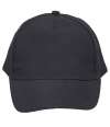 04745 Buzz Kids SOL'S Buzz Kids Cap Black colour image